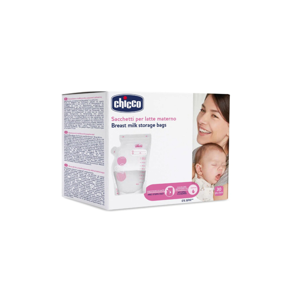 CHICCO - Σακουλάκια Διατήρησης Μητρικού Γάλακτος 250ml - 30τεμ.